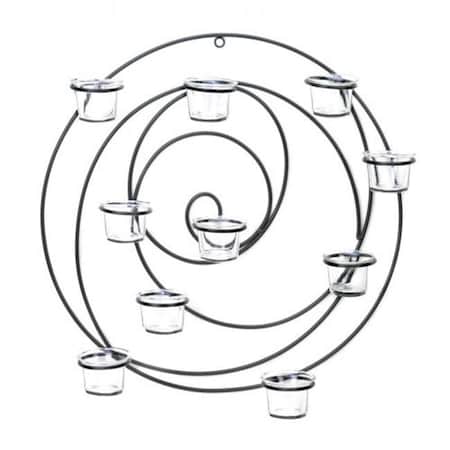 Lovelyhome Circular Metal Wall Tealight Candleholder LO526185